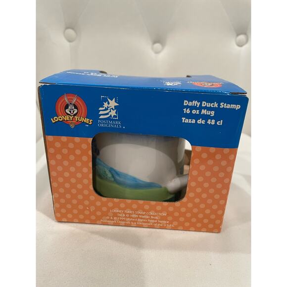 Looney Tunes‎ Vintage Stamp Collection Daffy Duck 16 oz mug 1999 - Picture 4 of 6